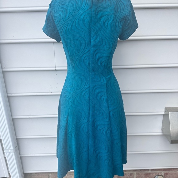 Sandra Darren women’s dark teal dress size 6 - Picture 4 of 12